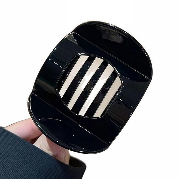 6PCS Flat Hair Claws Curved Clips Strong Hold No Slip for Thick Thin Hair - Picture 4 of 5